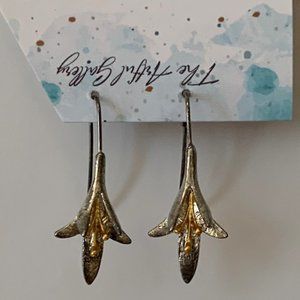 Handmade 925 Sterling Silver Earrings Flowers by 'The Artful Gallery'